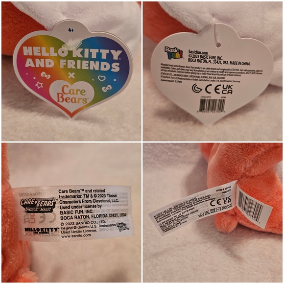 HELLO KITTY & FRIENDS X CARE BEARS 2023 Plushie Bundle - Picture 4 of 11